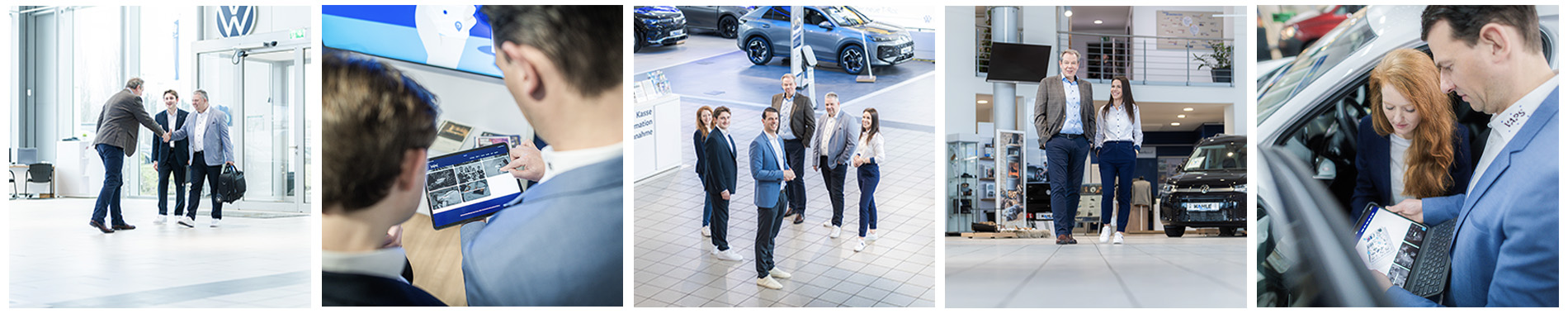 Menschen im Austausch, beim Händeschütteln und bei der Zusammenarbeit im Team